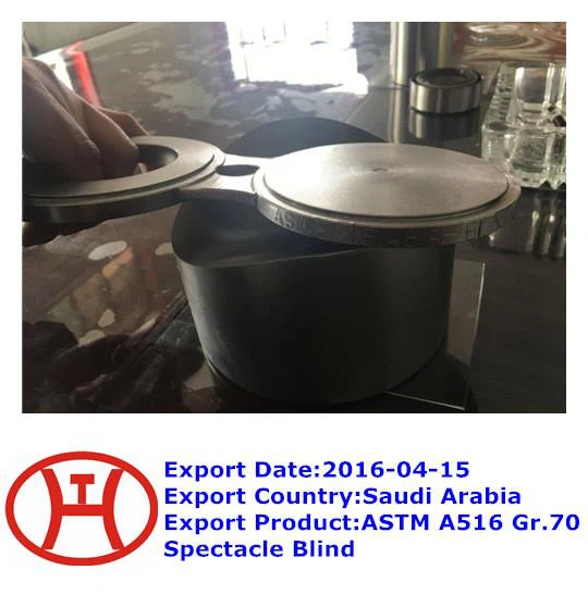 ASTM A516 GR.70 Slijepa prirubnica za naočale